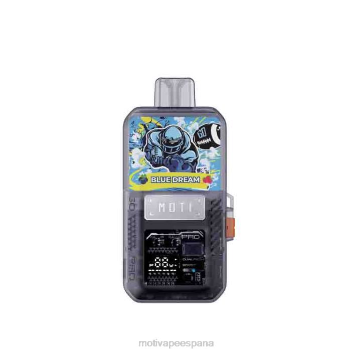 MOTI Vape Madrid - MOTI Go Pro dispositivo+pod desechable sueño azul FB2F82