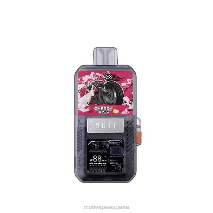 MOTI Vape Recargable España - MOTI Go Pro dispositivo+pod desechable beso de cereza FB2F85