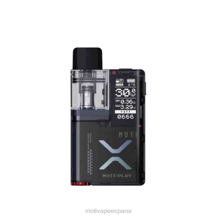 MOTI Vape Review - MOTI Play kit de modificación de cápsulas azul cibernético FB2F98