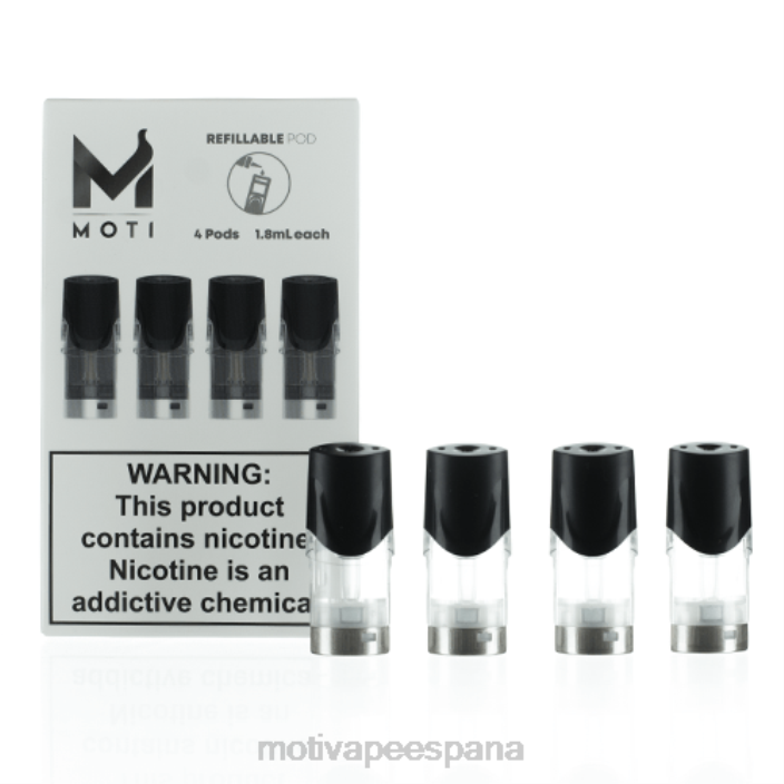 MOTI Vape Precio - MOTI cartuchos de cápsulas de repuesto recargables (paquete de 4) FB2F74