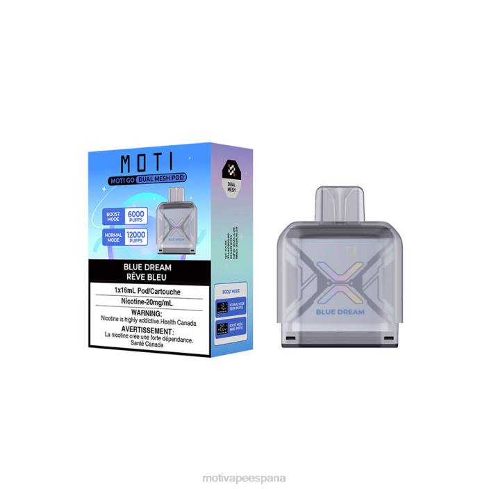 MOTI Vape Amazon - MOTI Go Pro vaina desechable sueño azul FB2F93