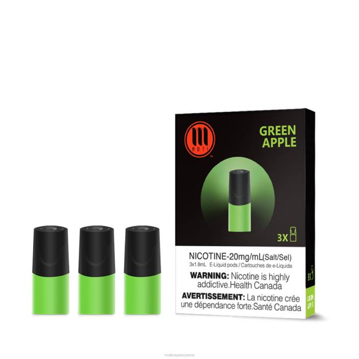 MOTI Vape Amazon - MOTI vainas clásicas manzana verde FB2F103