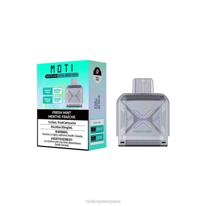 MOTI Vape España - MOTI Go Pro vaina desechable menta fresca FB2F91