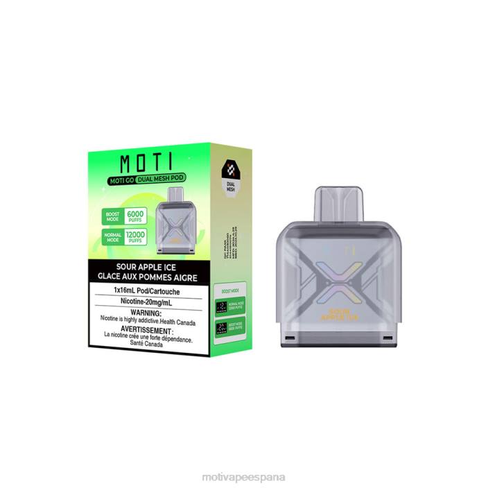 MOTI Vape España - MOTI Go Pro vaina desechable menta fresca FB2F91