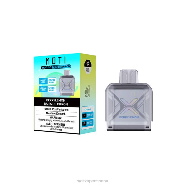 MOTI Vape For Sale - MOTI Go Pro vaina desechable baya limon FB2F90