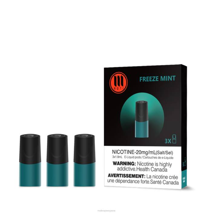 MOTI Vape Recargable España - MOTI vainas clásicas congelar menta FB2F105
