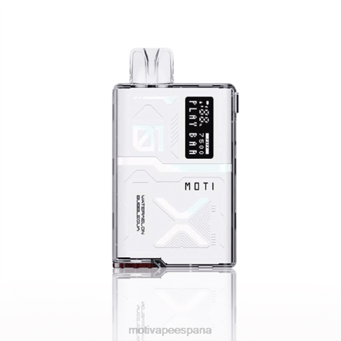 MOTI Vape Amazon - MOTI Play Bar 7500 vaporizadores desechables (5%, 7500 inhalaciones) chicle de sandía FB2F53