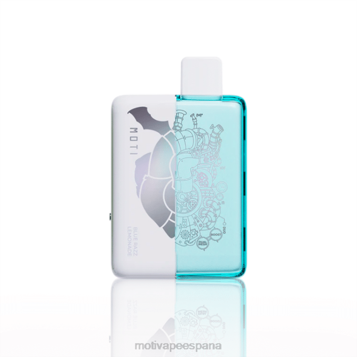 MOTI Vape Precio - MOTI Duo 9000 vaporizadores desechables (5%, 9000 inhalaciones) limonada azul razz FB2F64