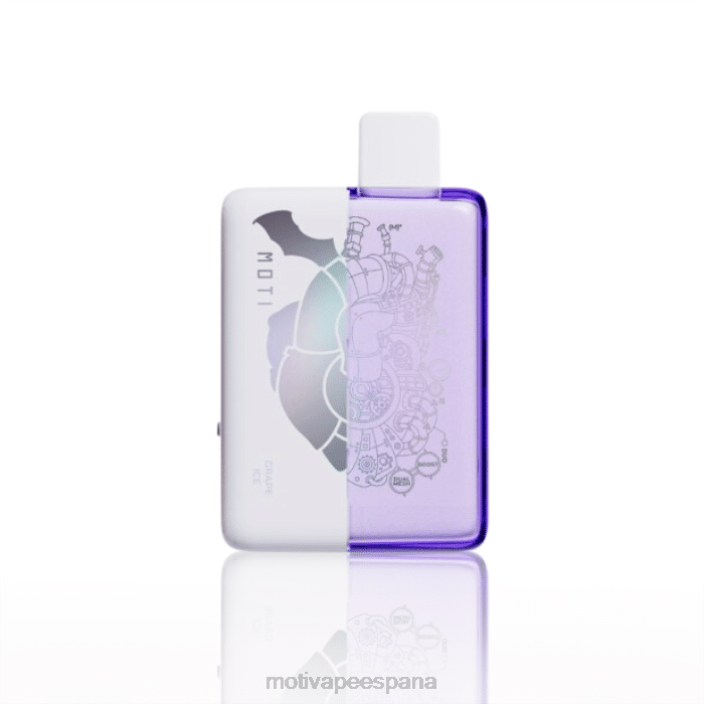 Vaper MOTI Precio - MOTI Duo 9000 vaporizadores desechables (5%, 9000 inhalaciones) hielo de uva FB2F67