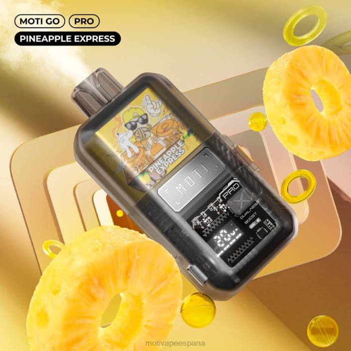 Vaper MOTI Precio - MOTI Go Pro vaporizador desechable (5%, 12000 inhalaciones) Piña rápida FB2F17