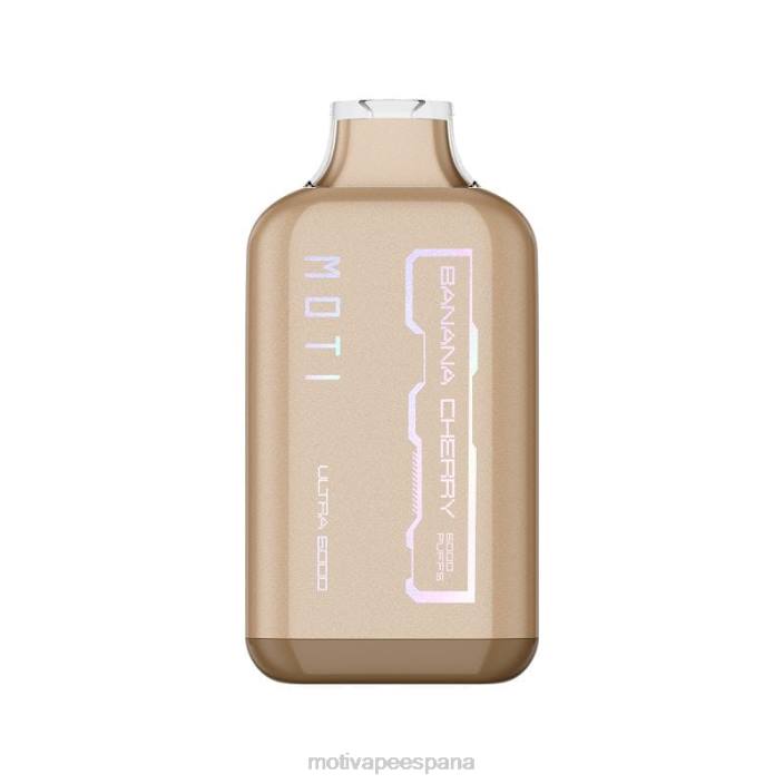 MOTI Precio España - MOTI Ultra vaporizador desechable (5%, 6000 inhalaciones) cereza de plátano FB2F26