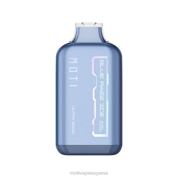 Vaper MOTI Precio - MOTI Ultra vaporizador desechable (5%, 6000 inhalaciones) hielo azul FB2F27