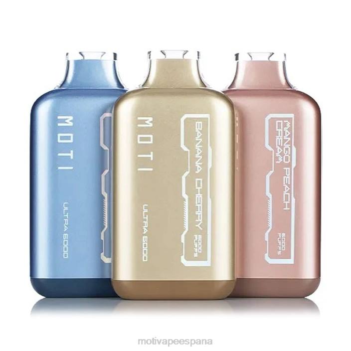 Vaper MOTI Precio - MOTI Ultra vaporizador desechable (5%, 6000 inhalaciones) hielo azul FB2F27